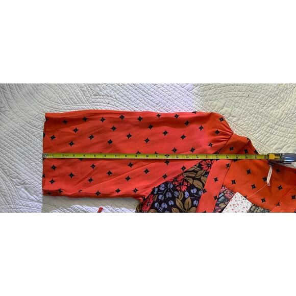 NWTO Free People Talulla Printed Mini Dress - Picture 8 of 10